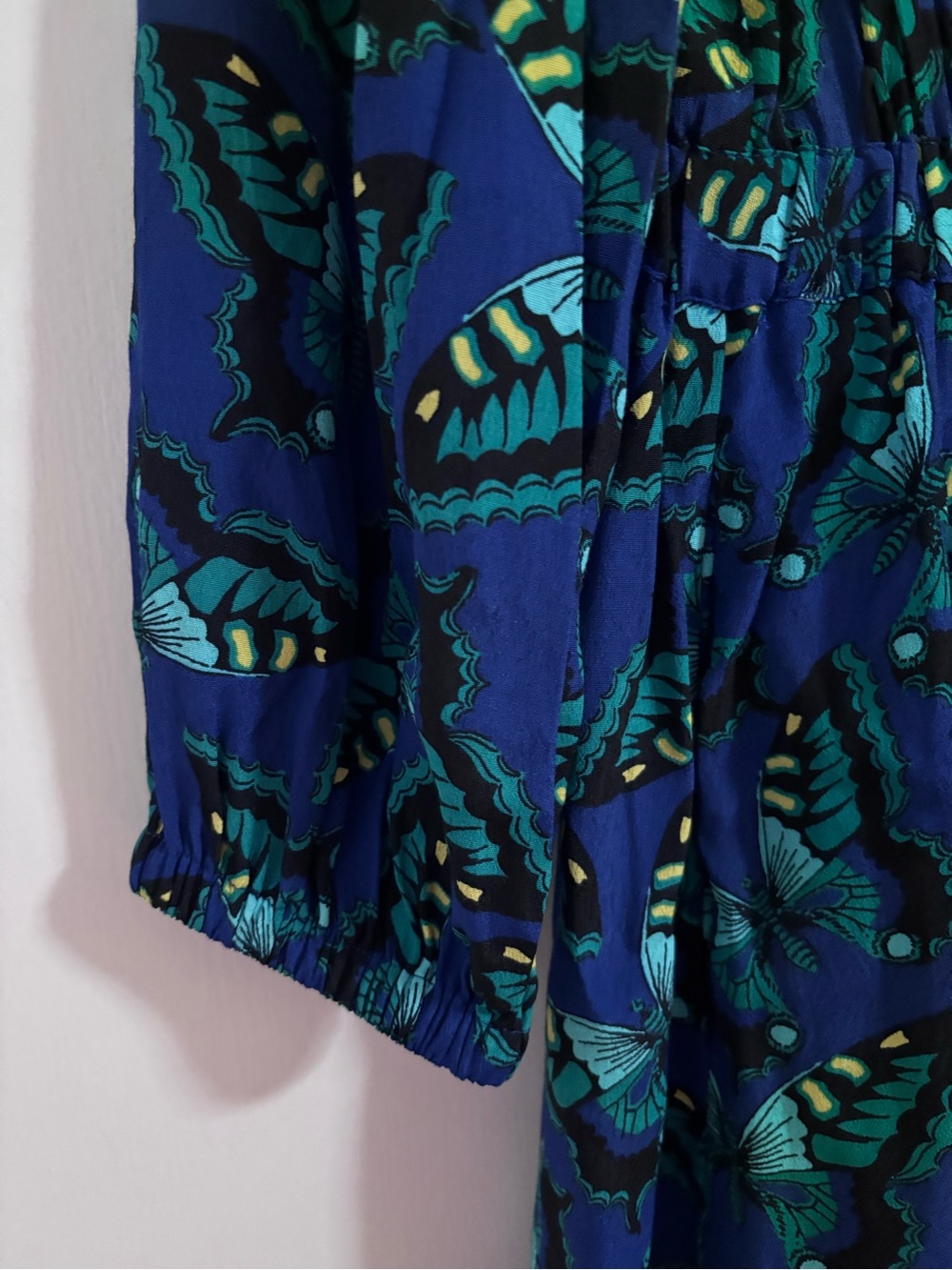 Anthropologie Maeve Pippa Butterfly Belted Shirt Dress M - Picture 4 of 7